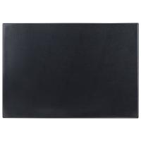 Коврик-подкладка настольный для письма (590х380 мм), с прозрачным карманом, черный, BRAUBERG в категории Настольные покрытия детские
