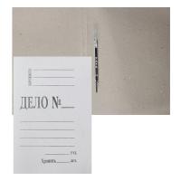 Скоросшиватель А4, плотность 350-400 г/кв.м, картон немелованный, цвет белый  в категории Папки картонные