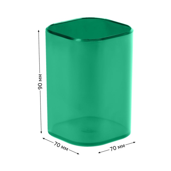 Подставка-стакан СТАММ 1 отделение, зеленый Фаворит  в категории Настольные подставки без наполнения