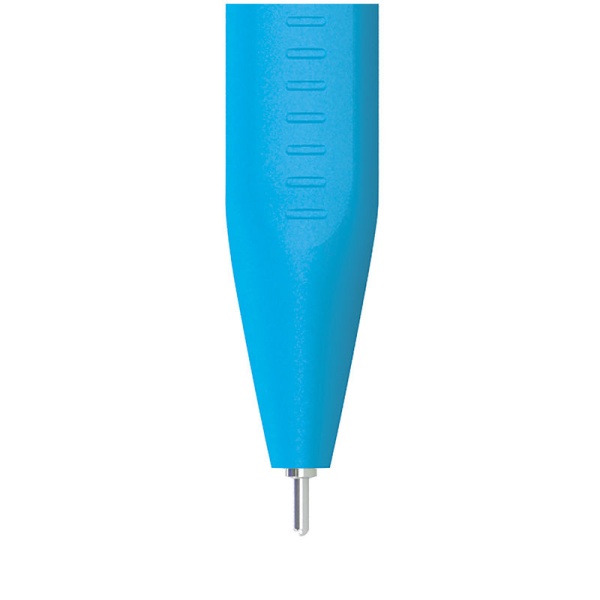 Ручка шариковая автоматическая Berlingo "Triangle Fuze RT" синяя, 0,7мм, трехгранный корпус в категории Ручки шариковые