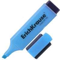Текстовыделитель 0,6-5,2 мм, скошенный, цвет голубой Erich Krause  в категории Текстовыделители