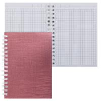 Книжка записная, А6, 105*150 мм, 80 листов, клетка, на спирали, мелованный картон, Metallic, Hatber в категории Записные книжки