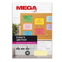 Бумага цветная А4, 160 г/кв.м, 250 листов, пастель, желтый Jet PROMEGA в категории Бумага форматная цветная