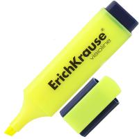 Текстовыделитель 0,6-5,2 мм, скошенный, цвет желтый Erich Krause  в категории Текстовыделители