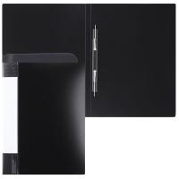 Папка-скоросшиватель, А4, пластик, ширина корешка 16 мм, черный, KLERK в категории Папки пластиковые с пружинным скоросшивателем