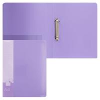 Папка на кольцах, А4, пластик, 2 кольца, 40 мм, лавандовый, KLERK в категории Папки пластиковые на кольцах