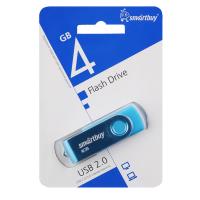 Флеш-память USB 4 Gb Smartbuy Twist Blue  в категории Флеш накопители USB