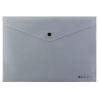 Папка-конверт на кнопке, А4, 0,20 мм, цвет серебро, Metallic, Berlingo  в категории Папки-конверты