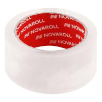Лента упаковочная, 48 мм*66 м, полипропилен, 45 мкм, прозрачный, Nova Roll в категории Клейкие ленты упаковочные
