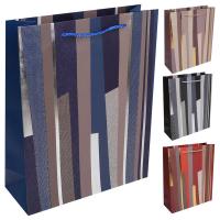 Пакет подарочный, Стиль, 26*32*10 см, картон, ручка шнурок, ассорти 4 вида, КОКОС в категории Пакеты подарочные