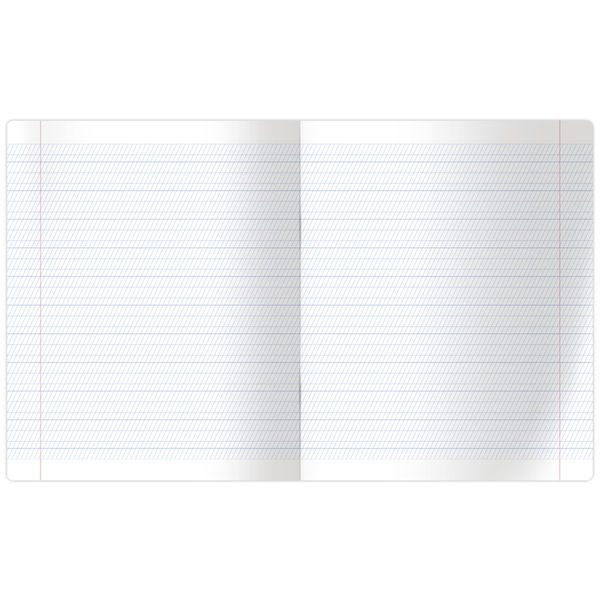 Тетрадь 12 л., частая косая линия с доп. горизонтальной BG "Школьная" в категории Тетради 12-24 листа