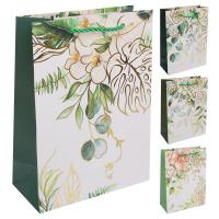 Пакет подарочный, Цветочная нежность, 18*24*8,5 см, картон, ручка шнурок, ассорти 4 вида, КОКОС в категории Пакеты подарочные
