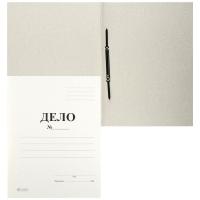 Скоросшиватель, А4, плотность 400 г/кв.м, картон мелованный, цвет белый, Lamark в категории Папки картонные