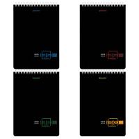 Блокнот А5 (146х206 мм), 80 л., гребень, картон, жесткая подложка, клетка, BRAUBERG, "Dark" в категории Блокноты