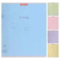 Тетрадь, 18 листов, клетка, пластик, ассорти 5 видов, Erich Krause, Классика CoverPrо в категории Тетради 12-24 листа