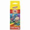 Фломастеры ЮНЛАНДИЯ "Подводный мир" (KOH-I-NOOR EXCLUSIVE), 6 цветов, трехгранные в категории Фломастеры