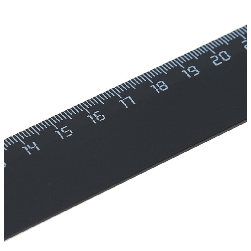 Линейка 30 см, пластиковая, СТАММ, чёрная в категории Линейки Линейка 30 см, пластиковая, СТАММ, чёрная в категории Линейки