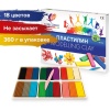 Пластилин классический ЛУЧ "Классика", 18 цветов, 360 г, со стеком, картонная упаковка в категории Пластилин