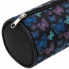 Пенал-косметичка BRAUBERG, Butterflies, черный, 20х7х7см в категории Пеналы мягкие