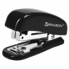 Степлер №10 МИНИ BRAUBERG "Classic", до 12 л., с антистеплером, черный в категории Степлеры