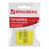 Точилка BRAUBERG "Chief", 2 отверстия, с контейнером в категории Точилки