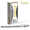 Ручка гелевая Crown "Hi-Jell" чёрная, 0,5мм в категории Ручки гелевые