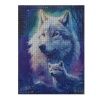 Мозаика алмазная 30*40 см, выкладка полная, холст Белые волки Рыжий кот  в категории Пазлы и мозаики