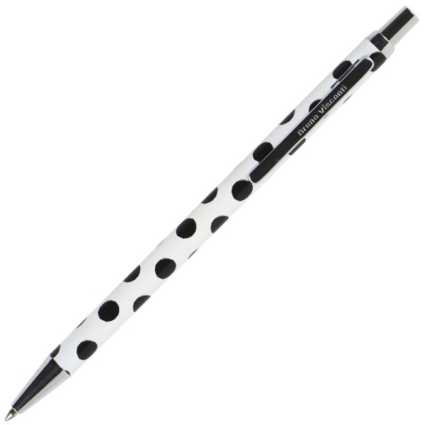 Ручка подарочная, шариковая, пишущий узел 0,7 мм, корпус Горошек, цвет чернил синий Black&White в категории Ручки подарочные