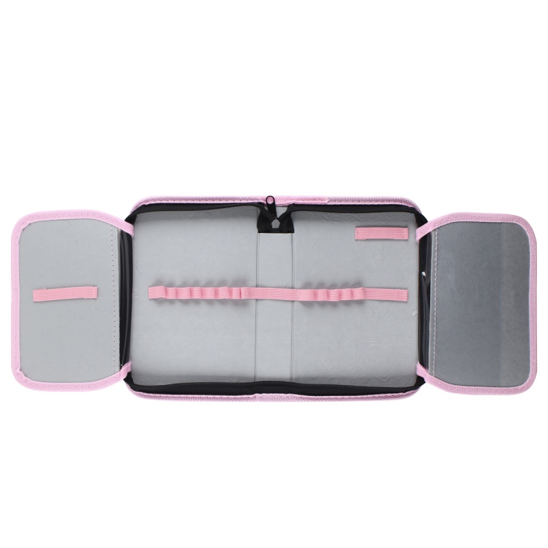 Пенал ламинированный картон, 1 отделение, 2 откидные планки Котик  в категории Пеналы каркасные